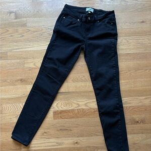 PAIGE Verdugo Ultra Skinny Black Jeans Size 29